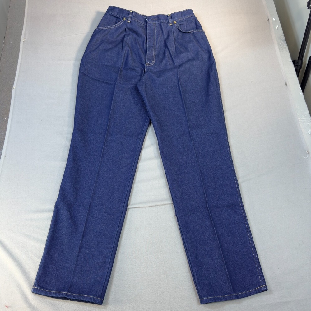 VINTAGE Sears Jeans Women 18 Tall High Rise Blue Denim Pants USA 80s NEW